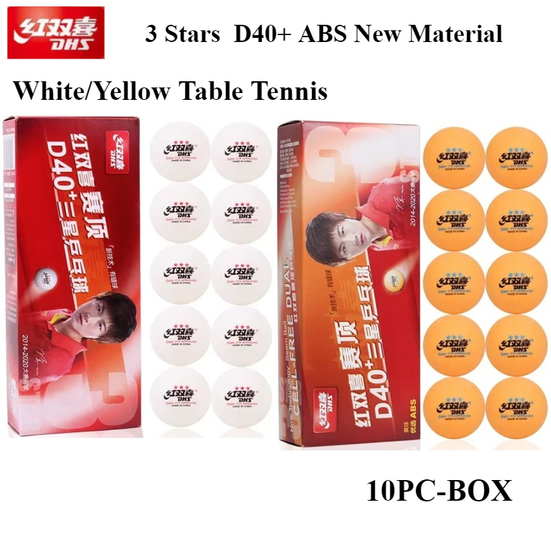 Table Tennis Olympics - 10 ชิ้น/กล่อง 3 ดาว DHS ลูกปิงปอง