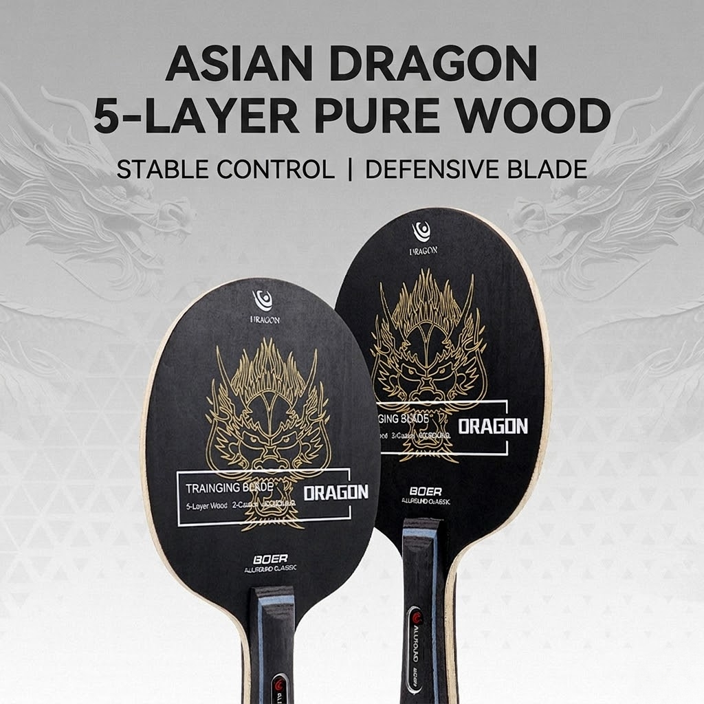 ไม้ปิงปอง Boer Asia Dragon รุ่ - Table Tennis Zhang Jike บทวิจารณ์และราคา