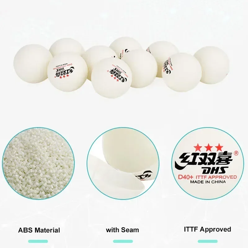 10 ชิ้น/กล่อง 3 ดาว DHS ลูกปิง - Table Tennis Olympics บทวิจารณ์และราคา