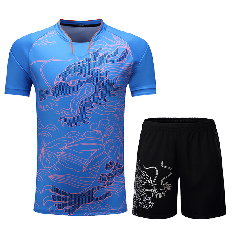 เสื้อเทเบิลเทนนิสลายมังกรจีนสำ - Table Tennis Zhang Jike บทวิจารณ์และราคา