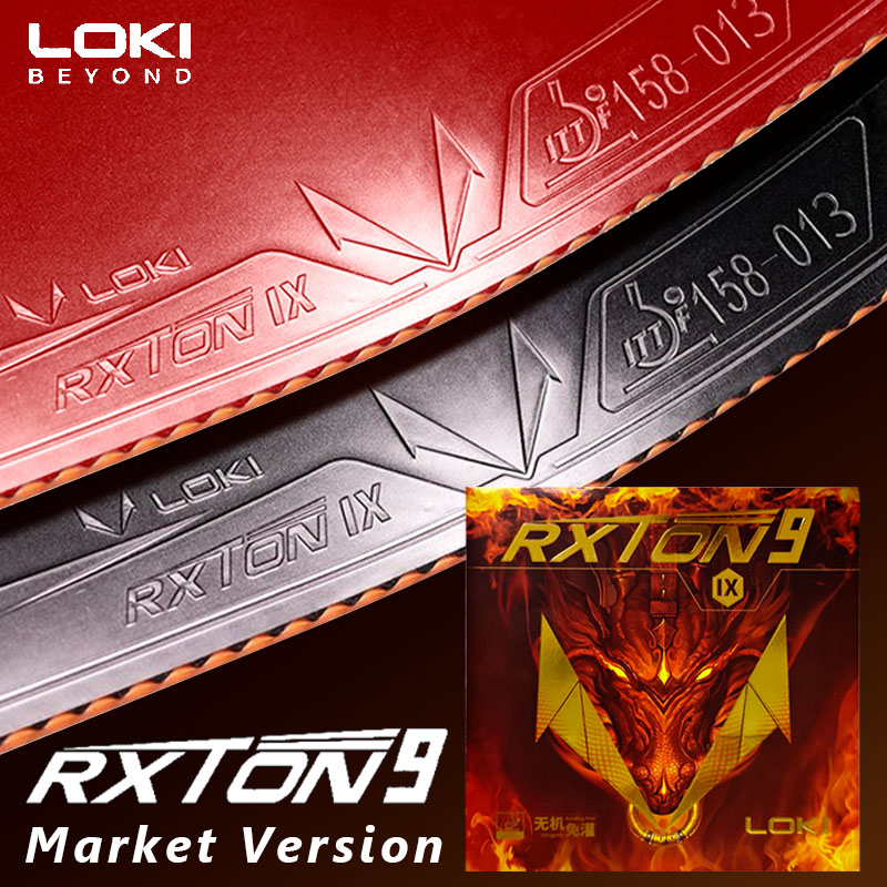 ยางปิงปอง LOKI RXTON 9 รุ่นตลา - Table Tennis Loki บทวิจารณ์และราคา